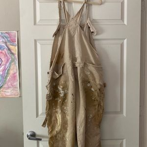 Magnolia Pearl Bermuda short painters overalls